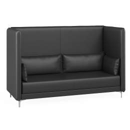 Диван высокий Графит (2 места)